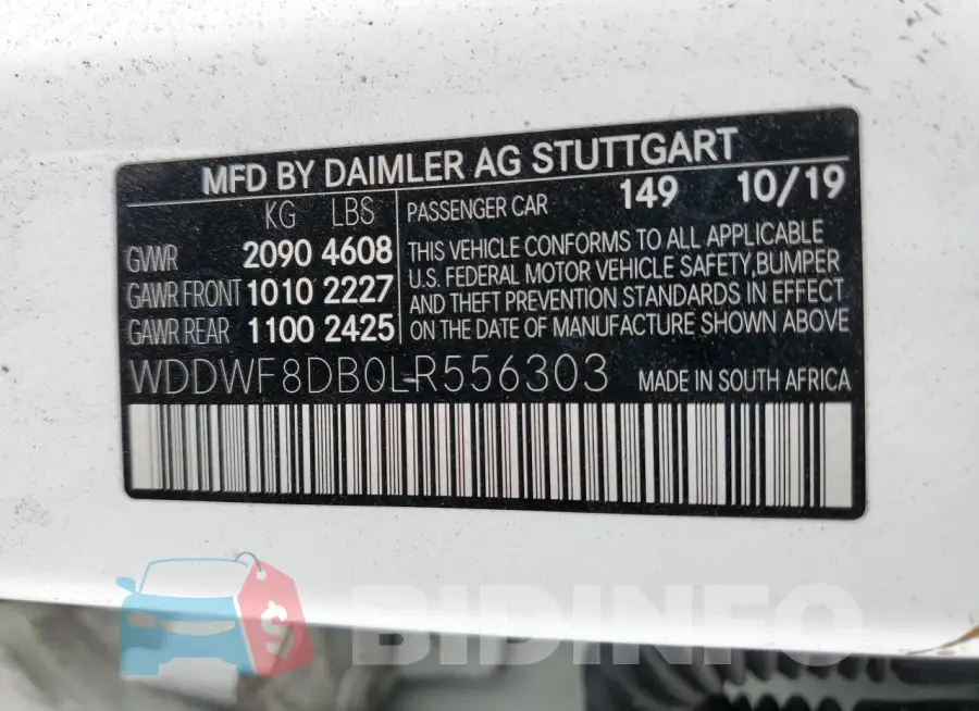 WDDWF8DB0LR556303 Photo# 13