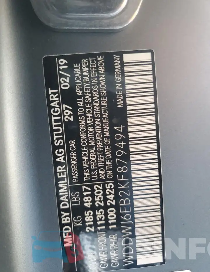 WDDWJ6EB2KF879494 Photo# 13