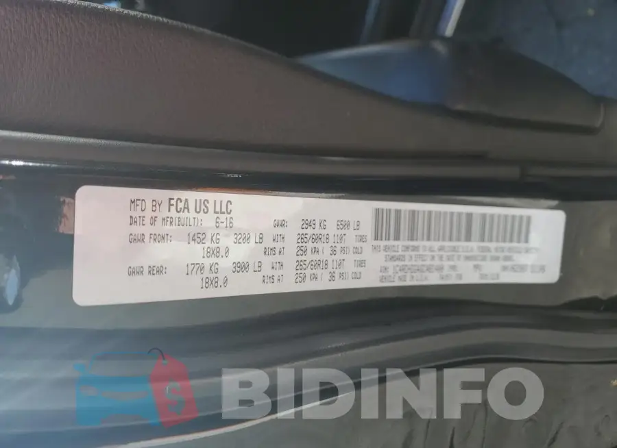 1C4RDHDG4GC481400 Photo# 14