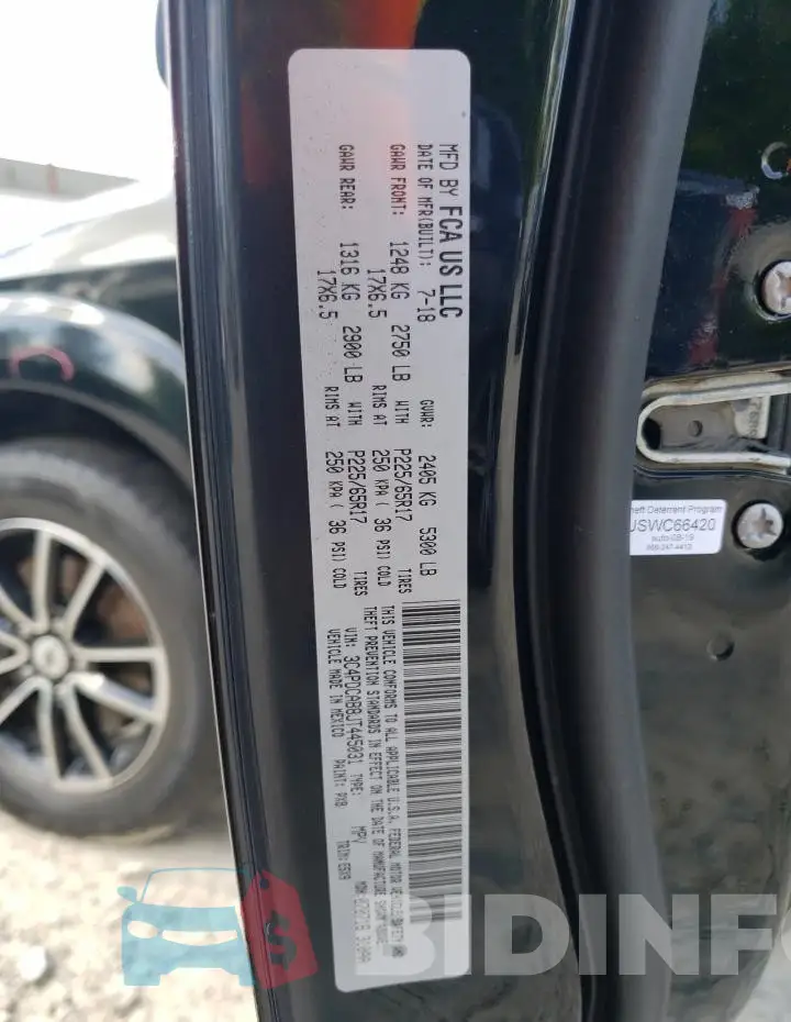 3C4PDCAB8JT445031 Photo# 14