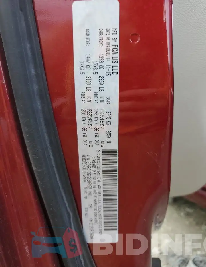 2C4RC1CG7GR207272 Photo# 13