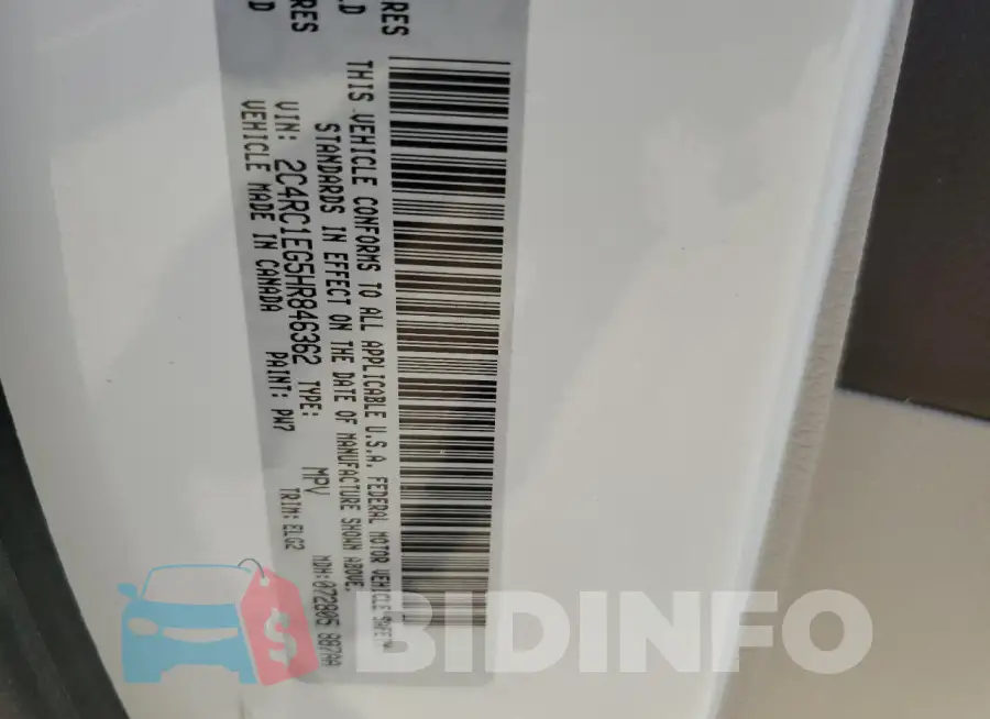 2C4RC1EG5HR846362 Photo# 13
