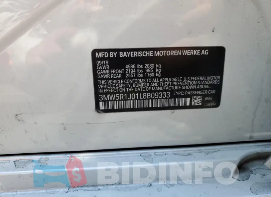 3MW5R1J01L8B09333 Photo# 12