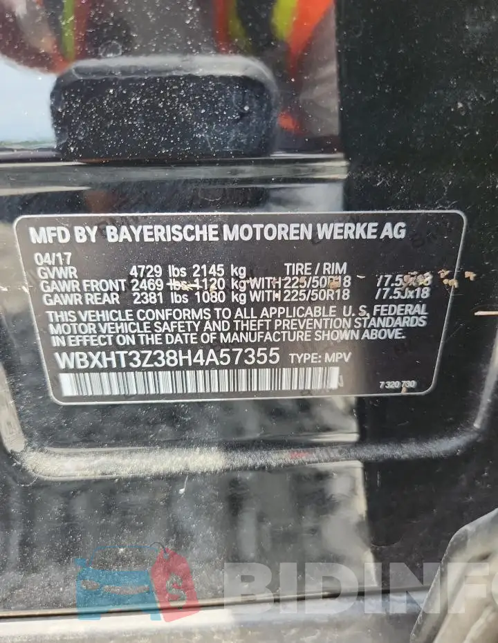 WBXHT3Z38H4A57355 Photo# 13