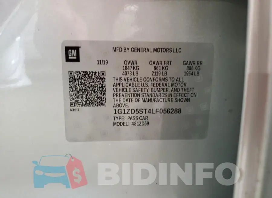 1G1ZD5ST4LF056288 Photo# 12