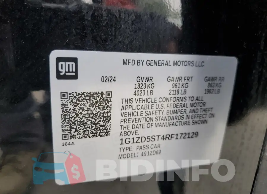 1G1ZD5ST4RF172129 Photo# 12