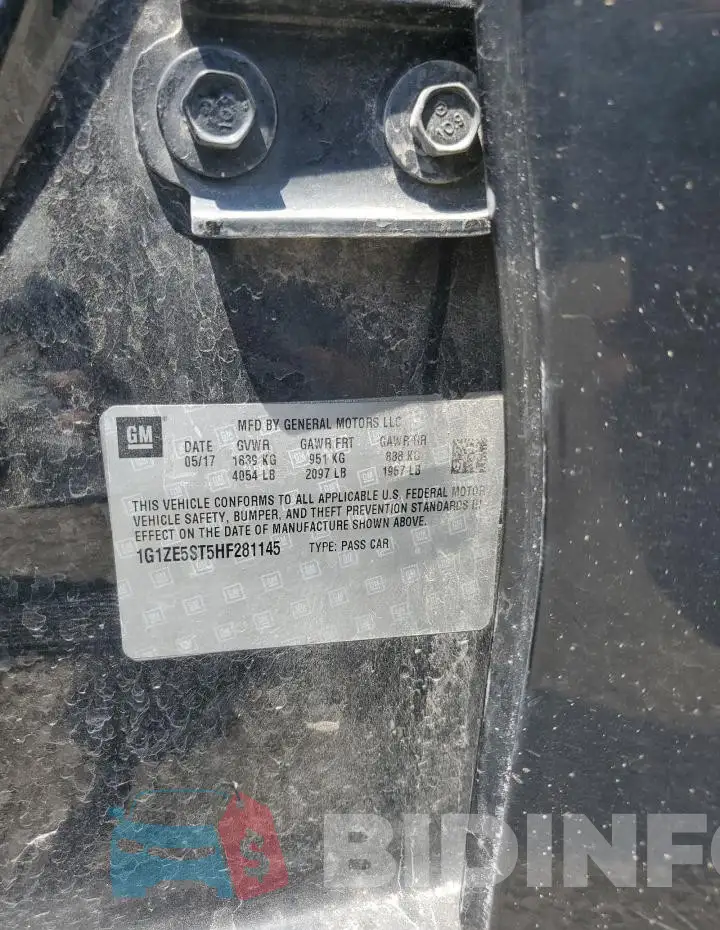 1G1ZE5ST5HF281145 Photo# 12