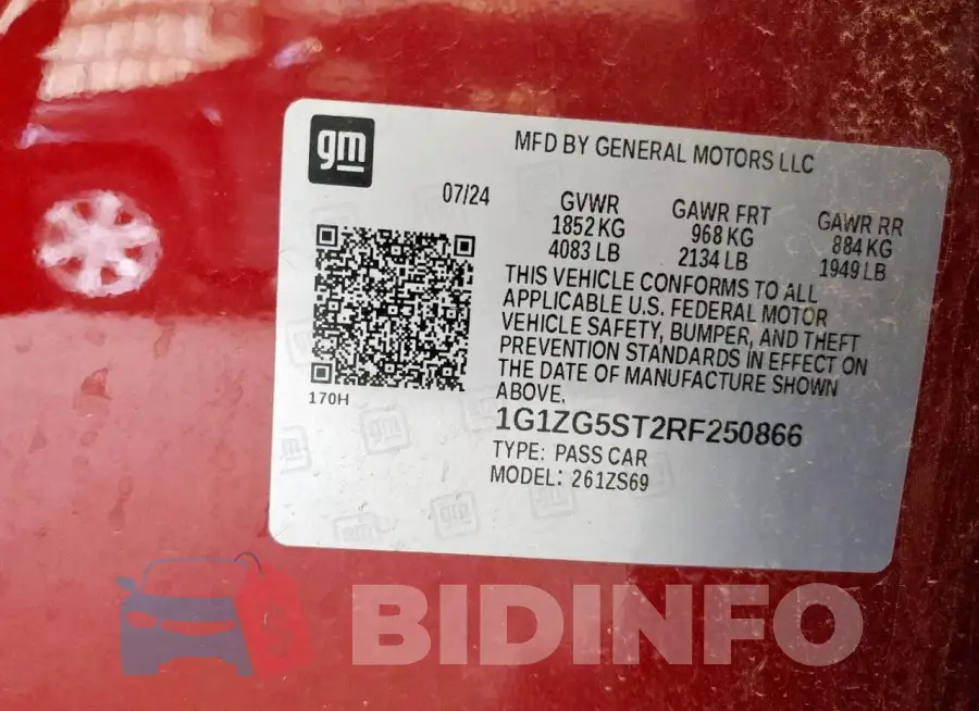 1G1ZG5ST2RF250866 Photo# 12