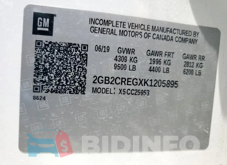 2GB2CREGXK1205895 Photo# 12