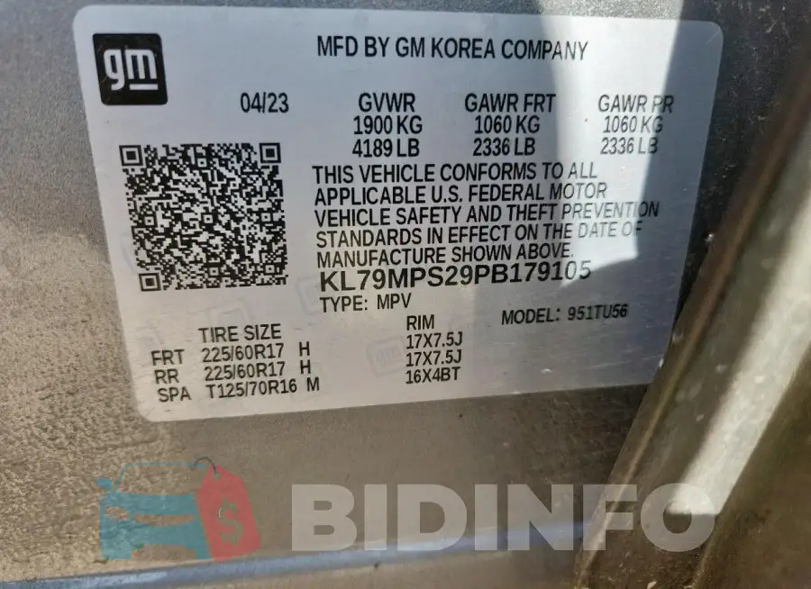 KL79MPS29PB179105 Photo# 13