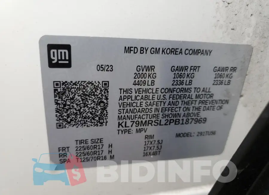 KL79MRSL2PB187969 Photo# 13