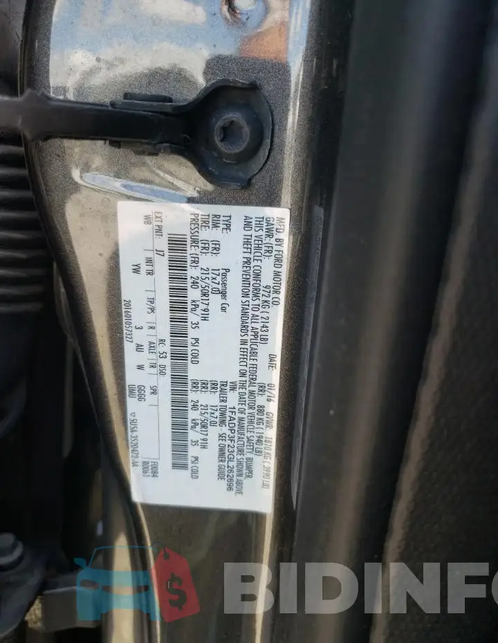 1FADP3F23GL262696 Photo# 13