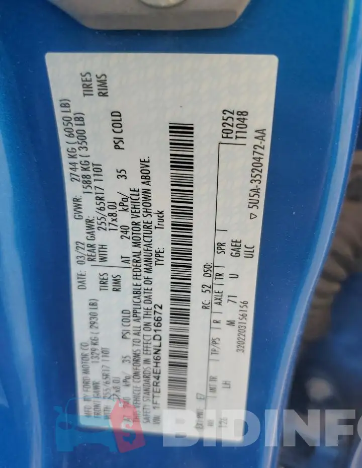 1FTER4EH6NLD16672 Photo# 12