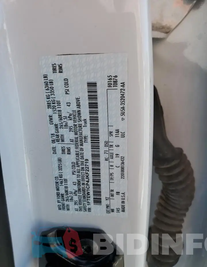 1FTEW1CP4JKF22719 Photo# 12