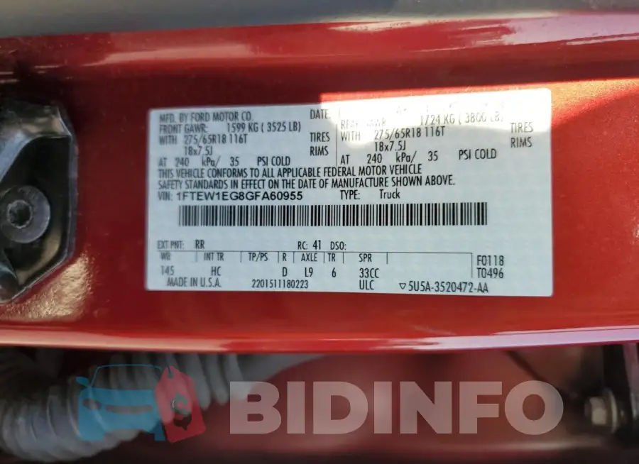 1FTEW1EG8GFA60955 Photo# 12