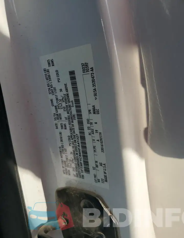 1FTMF1C84HFA41327 Photo# 12