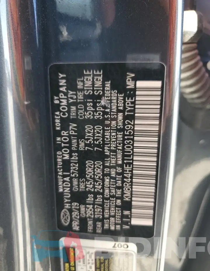 KM8R44HE1LU031592 Photo# 13