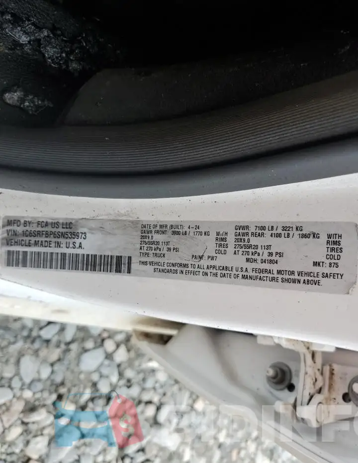 1C6SRFBP6SN535973 Photo# 12