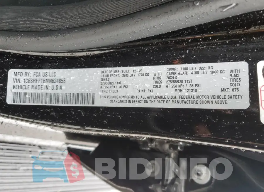 1C6SRFFT6MN624856 Photo# 13