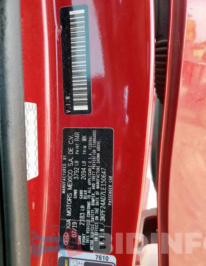 3KPF24AD7LE150647 Photo# 12