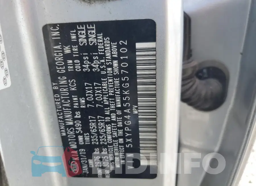 5XYPG4A55KG570102 Photo# 14