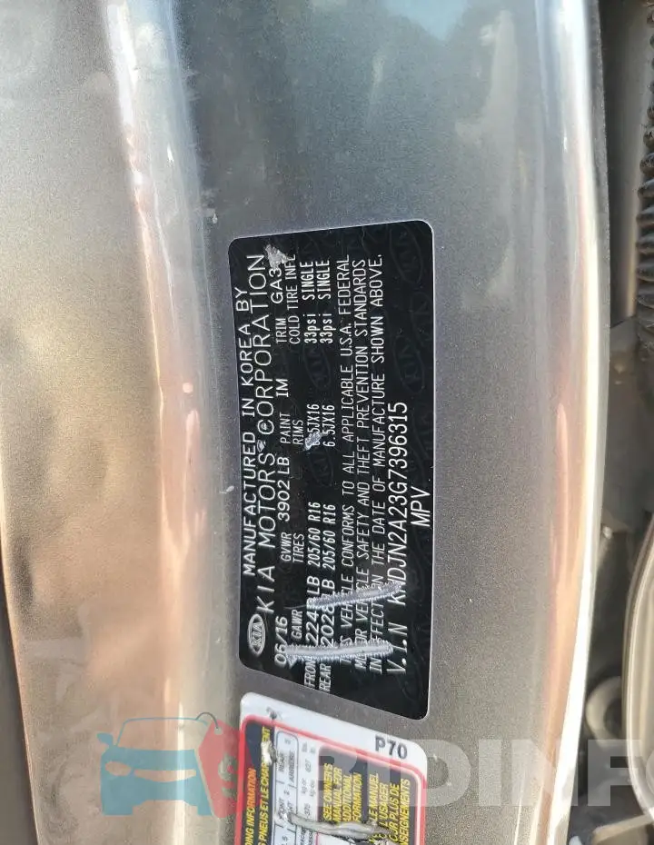 KNDJN2A23G7396315 Photo# 13