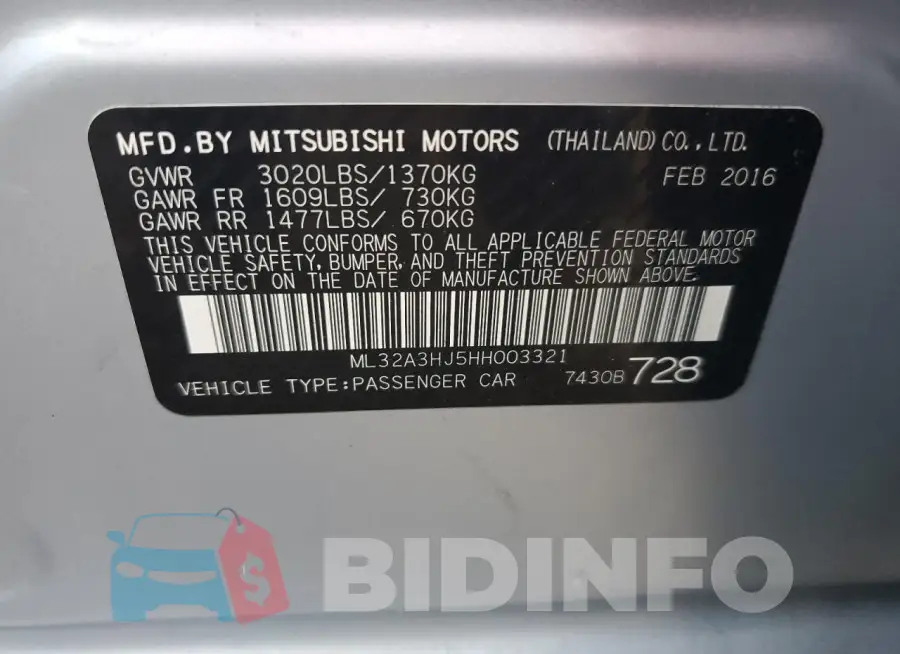 ML32A3HJ5HH003321 Photo# 12