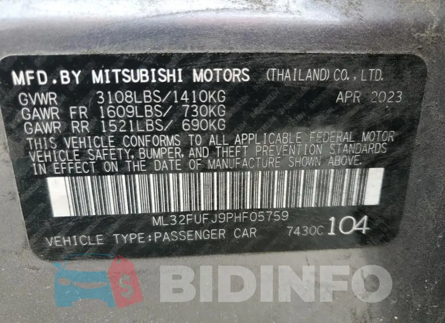 ML32FUFJ9PHF05759 Photo# 13