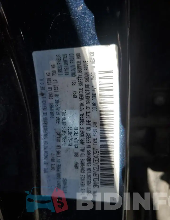 3MYDLBYV2JY304797 Photo# 12