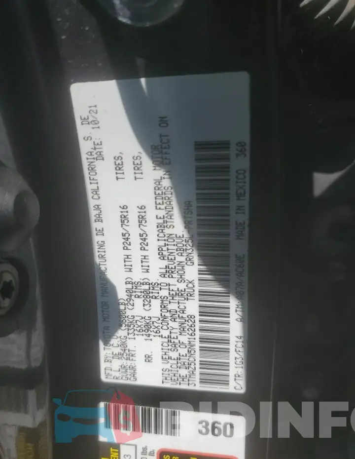 3TMAZ5CN5NM162628 Photo# 12