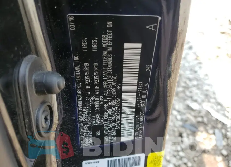 5TDXK3DC7GS722264 Photo# 13
