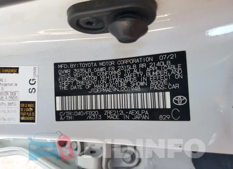 JTDEPMAE9NJ201948 Photo# 12