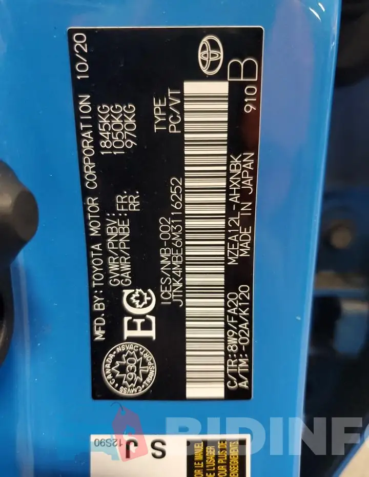 JTNK4MBE6M3116252 Photo# 12