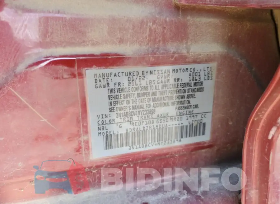 3N1AB8CV4NY233898 Photo# 12