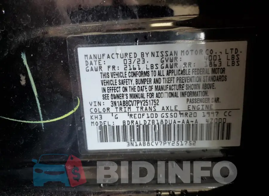 3N1AB8CV7PY251752 Photo# 13
