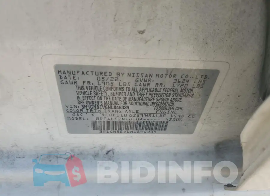 3N1CN8EV6NL846339 Photo# 12