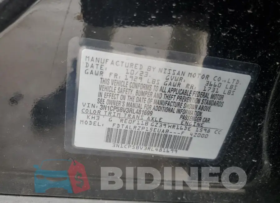 3N1CP5BV3RL481699 Photo# 13