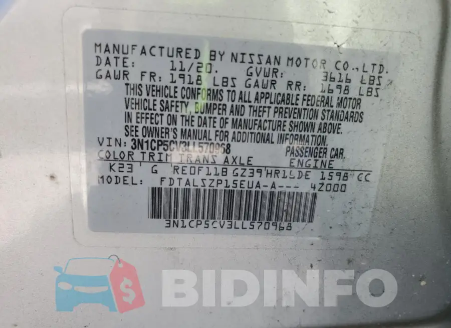 3N1CP5CV3LL570968 Photo# 12