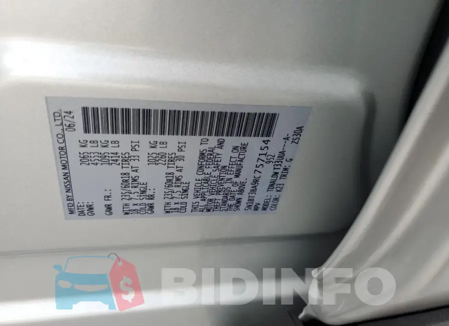 5N1BT3BA9RC757154 Photo# 14