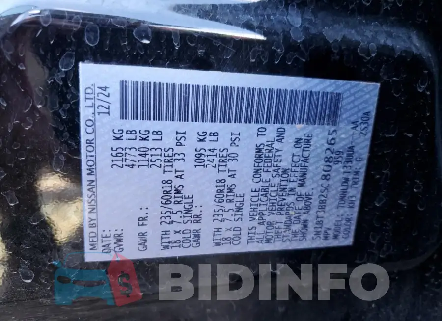 5N1BT3BB2SC808265 Photo# 13