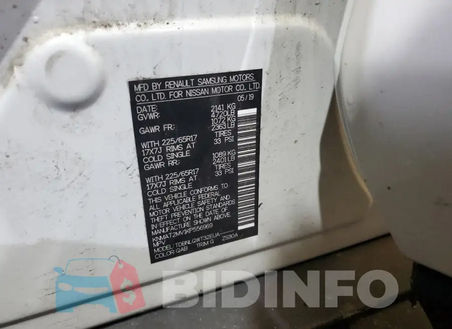 KNMAT2MV1KP556969 Photo# 13