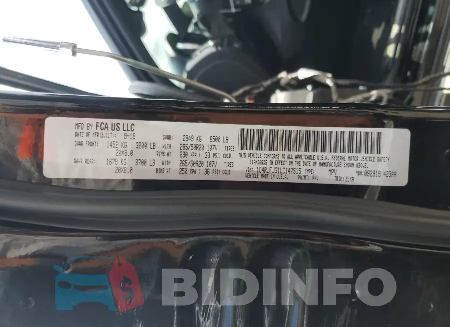 1C4RJFJG1LC147515 Photo# 14