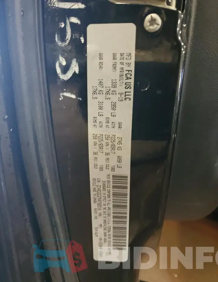 2C4RDGEG7KR769310 Photo# 13