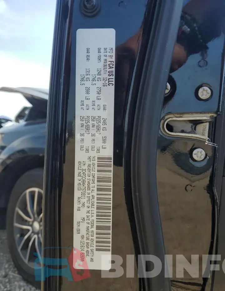 3C4PDCAB4HT573311 Photo# 13