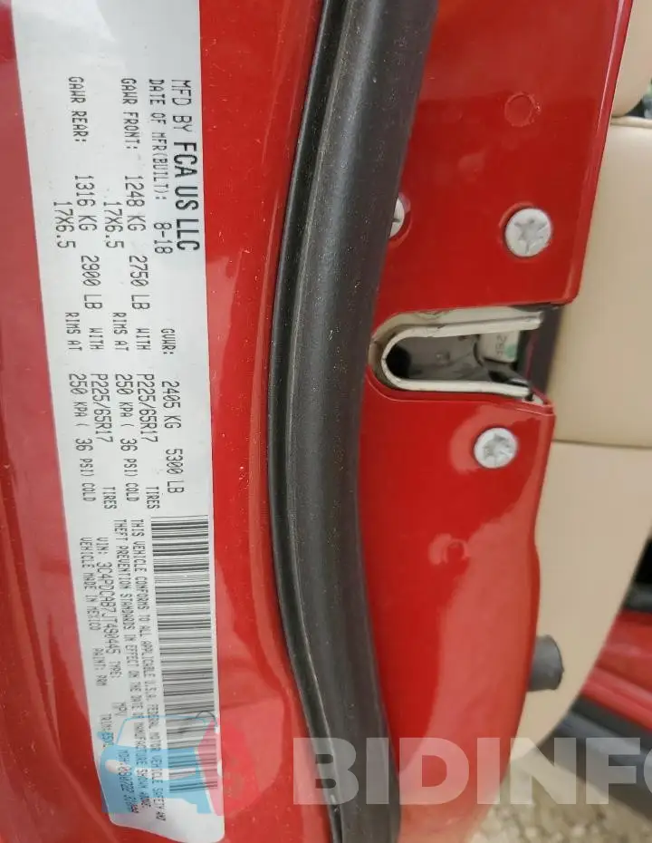 3C4PDCAB7JT490445 Photo# 13