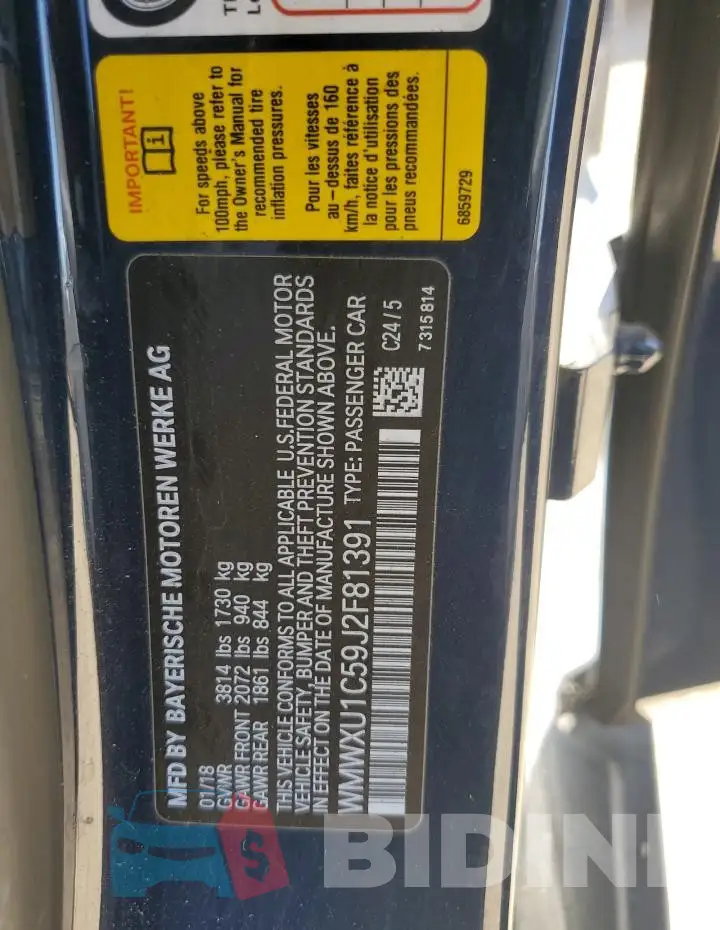 WMWXU1C59J2F81391 Photo# 12
