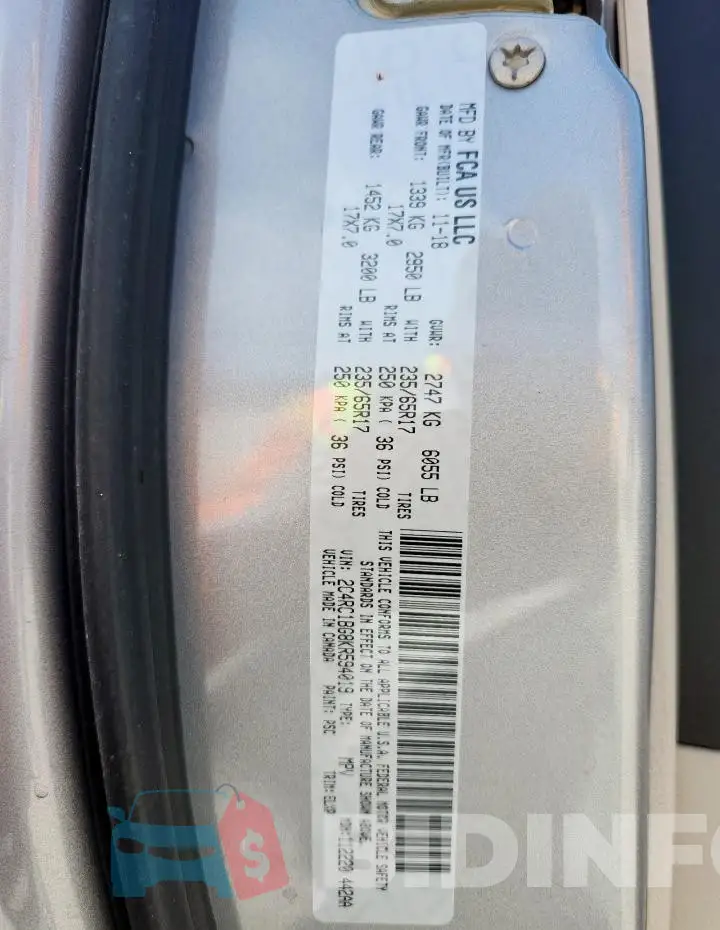 2C4RC1BG8KR594019 Photo# 13