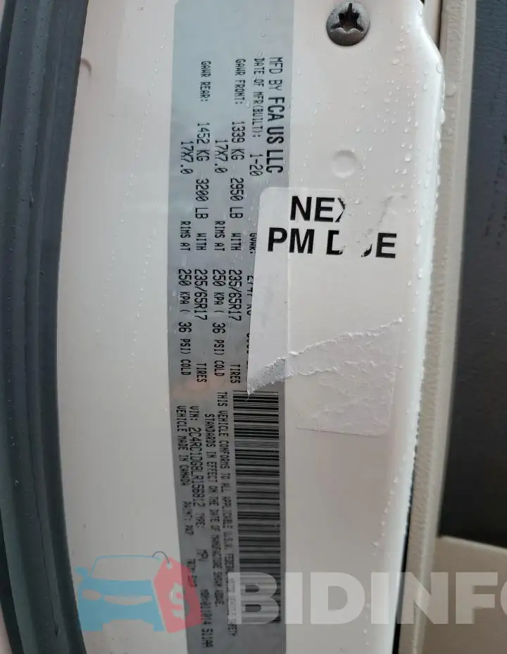 2C4RC1DG8LR156812 Photo# 13