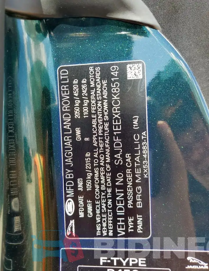 SAJDF1EEXRCK85149 Photo# 12