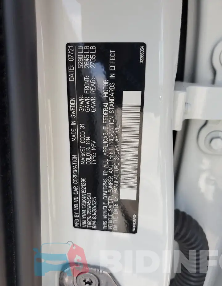YV4L12DK4N1921296 Photo# 12